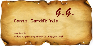 Gantz Gardénia névjegykártya
